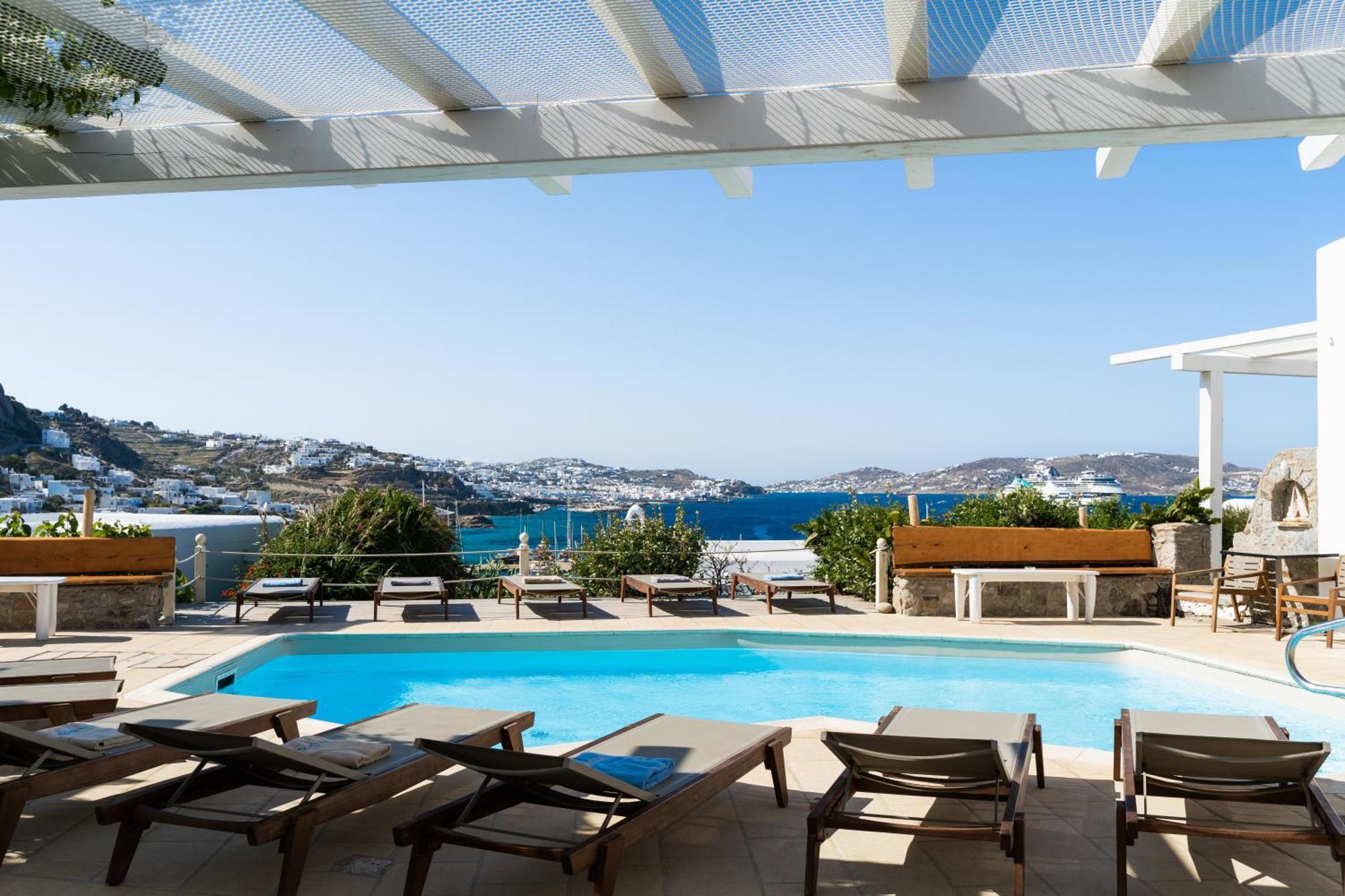 Rhenia Hotel Tourlos Exterior photo